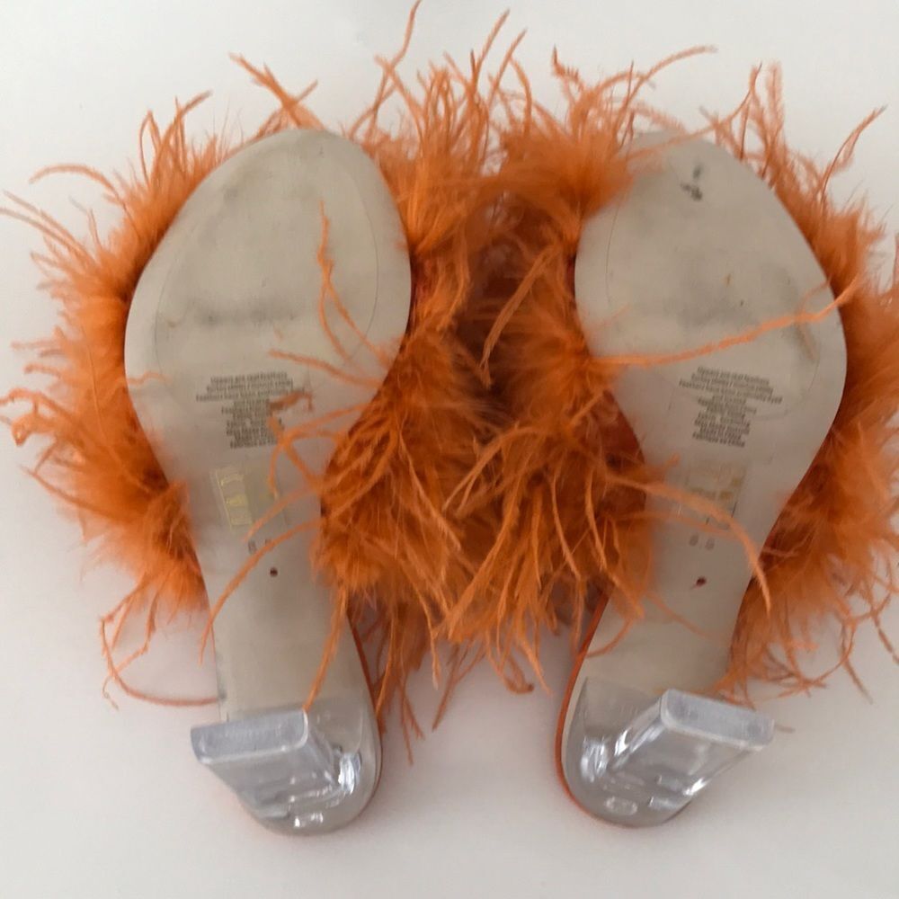 Jeffrey Campbell Daisy Feather  Boa Heels size 10 - Picture 13 of 16